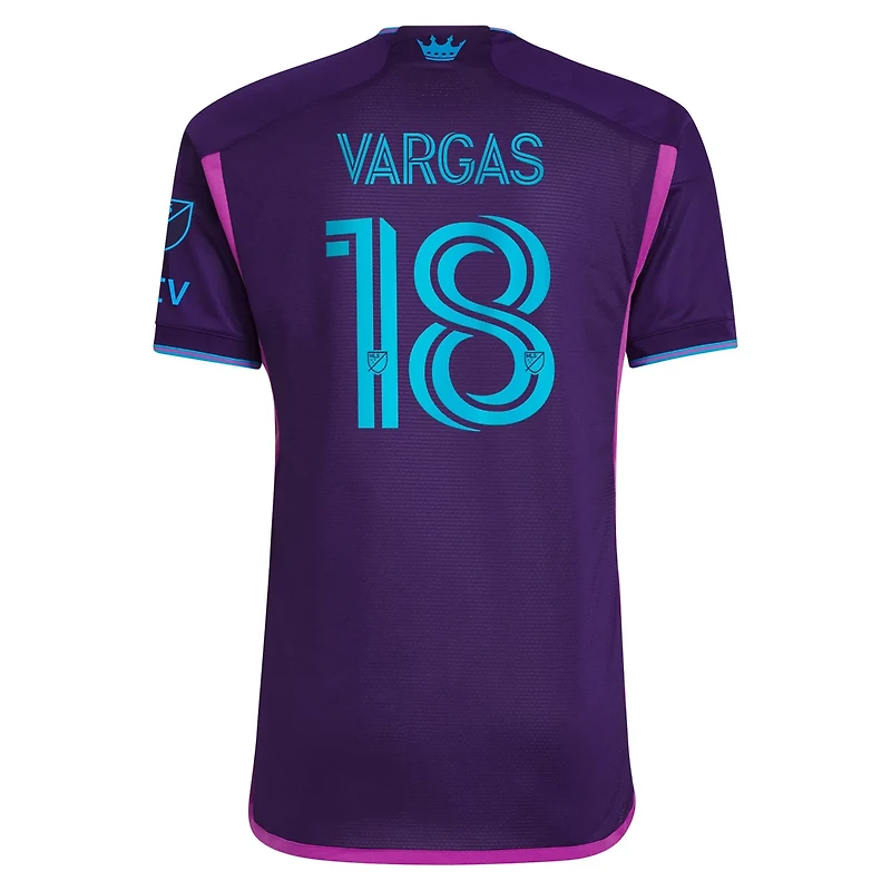 adidas Kerwin Vargas Charlotte FC 2023 Crown Jewel Kit Authentic Player Jersey