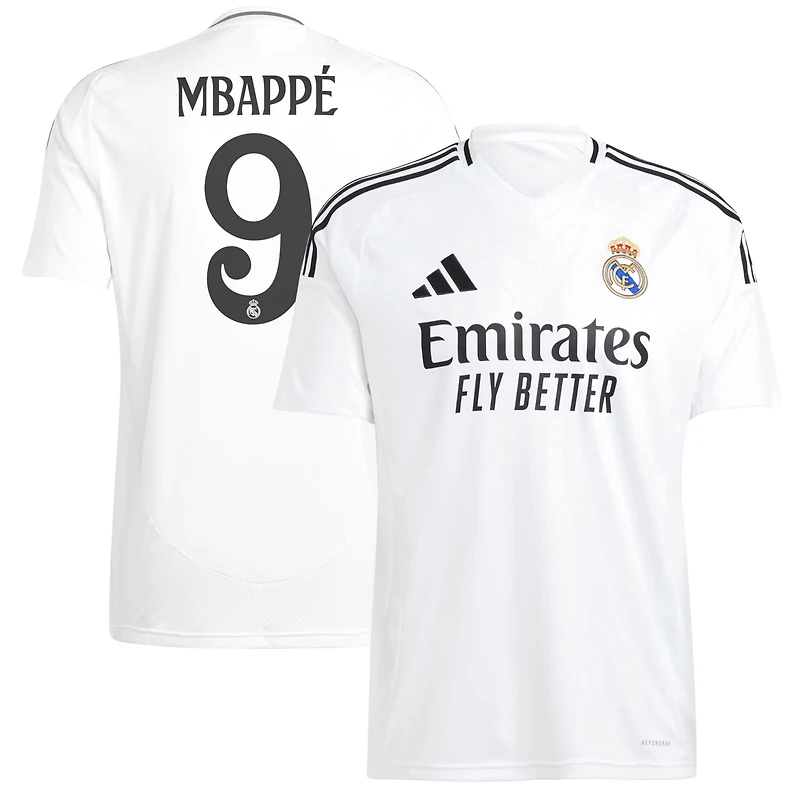adidas Kylian Mbapp Real Madrid 2024 25 Home Replica Player Jersey