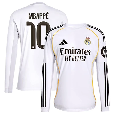 adidas Kylian Mbapp Real Madrid 2025 26 Home Replica Player Jersey