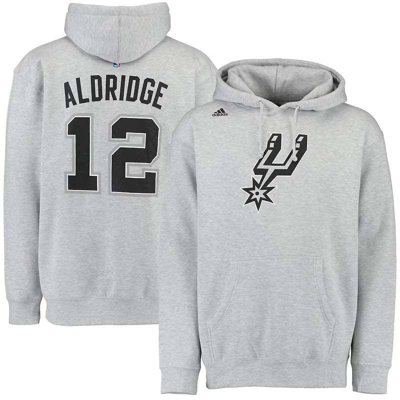 adidas LaMarcus Aldridge San Antonio Spurs Name  Number Pullover Hoodie