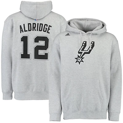 adidas LaMarcus Aldridge San Antonio Spurs Name  Number Pullover Hoodie