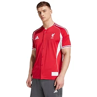 adidas Liverpool Full-Button Baseball Jersey