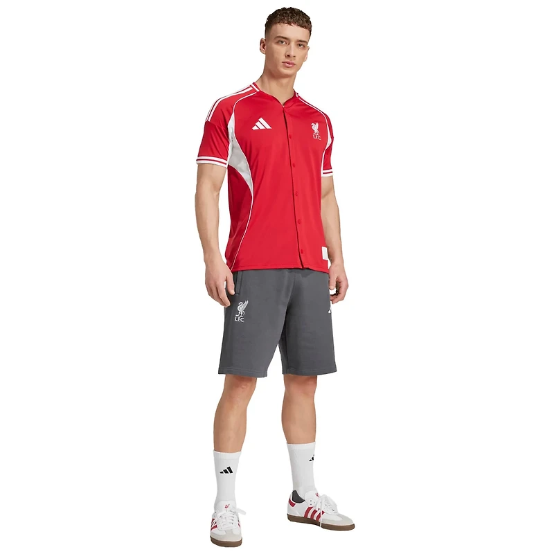adidas Liverpool Full-Button Baseball Jersey