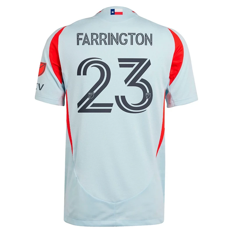adidas Logan Farrington Light FC Dallas 2025 The Inferno Kit Authentic Player Jersey