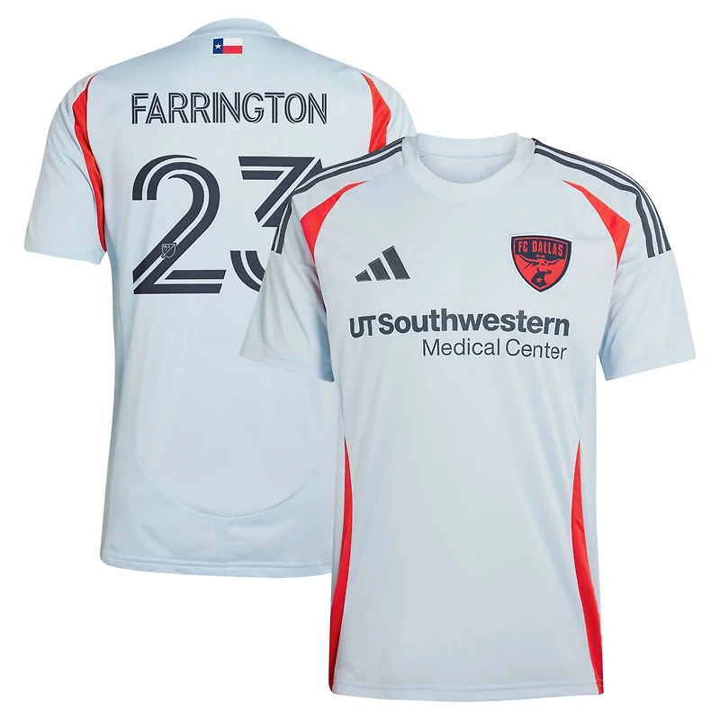 adidas Logan Farrington Light FC Dallas 2025 The Inferno Kit Replica Player Jersey
