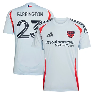 adidas Logan Farrington Light FC Dallas 2025 The Inferno Kit Replica Player Jersey