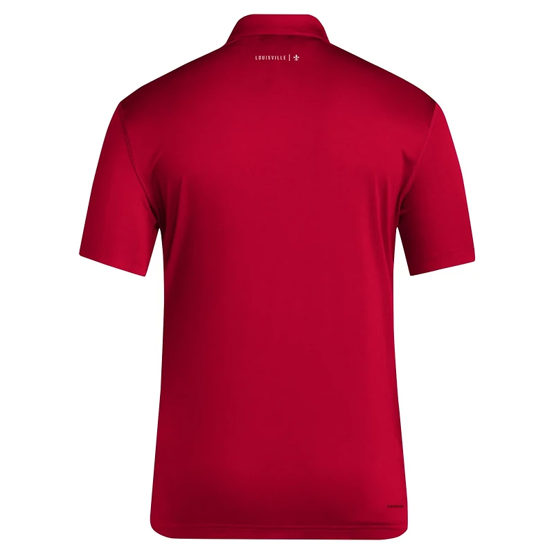 adidas Louisville Cardinals 2024 Coaches AEROREADY Polo