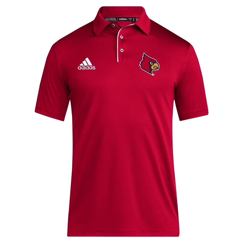 adidas Louisville Cardinals 2024 Coaches AEROREADY Polo