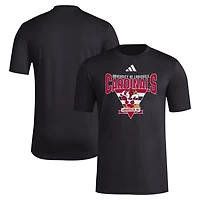 adidas Louisville Cardinals 2024 Locker Trilateral Pre-Game T-Shirt