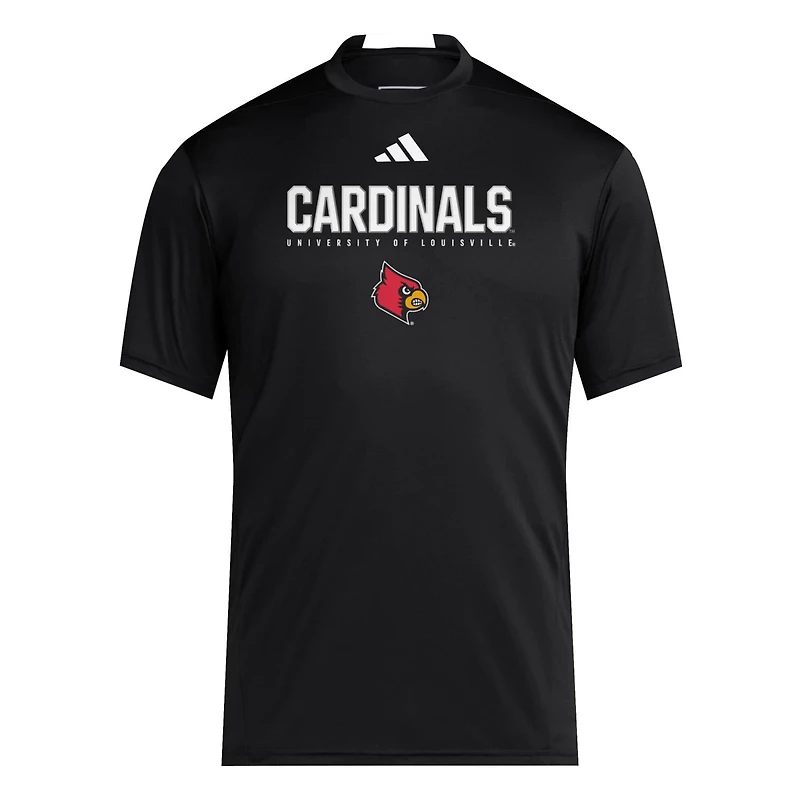 adidas Louisville Cardinals 2025 Training Performance Team T-Shirt
