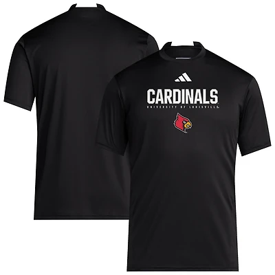 adidas Louisville Cardinals 2025 Training Performance Team T-Shirt