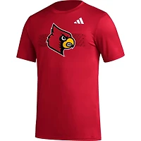 adidas Louisville Cardinals Pregame AEROREADY T-Shirt