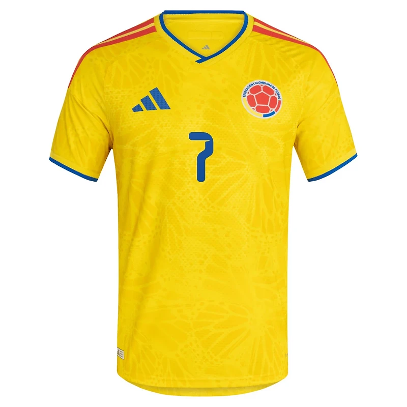 adidas Luis Diaz Colombia National Team 2026 Home Authentic Jersey