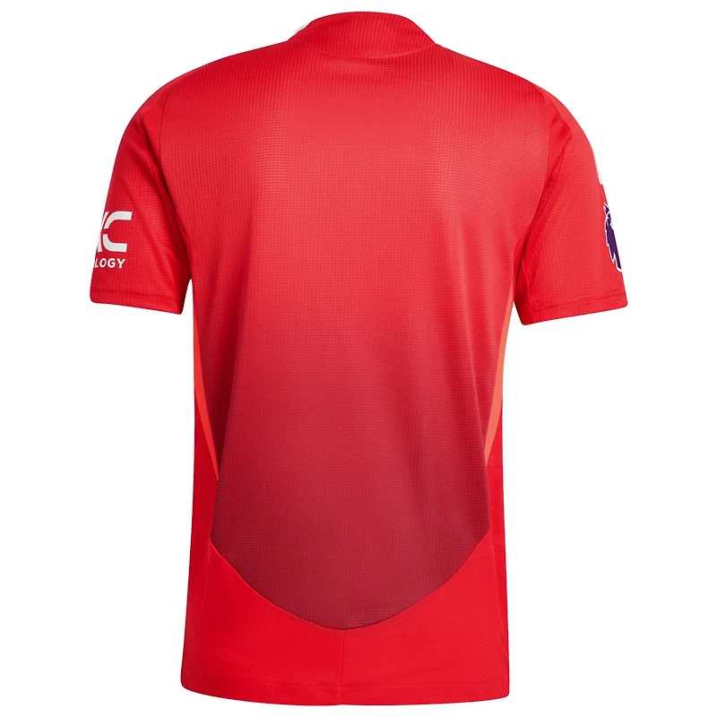adidas Manchester United 2024 25 Home Authentic Patch Jersey