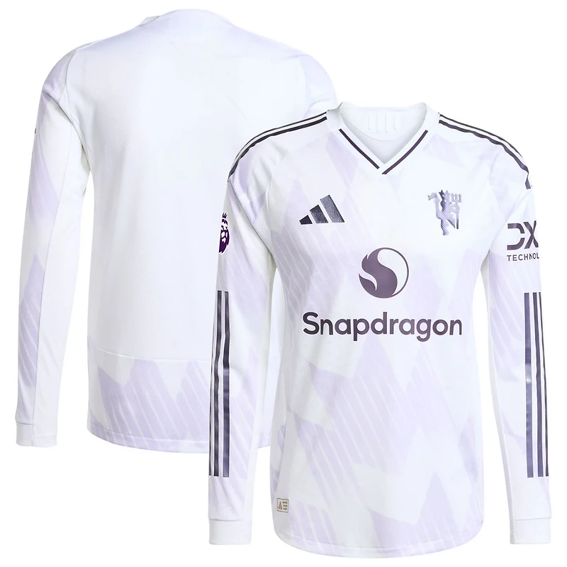 adidas Manchester United 2025 26 Away Authentic Long Sleeve Jersey