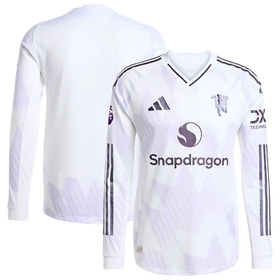 adidas Manchester United 2025 26 Away Authentic Long Sleeve Jersey