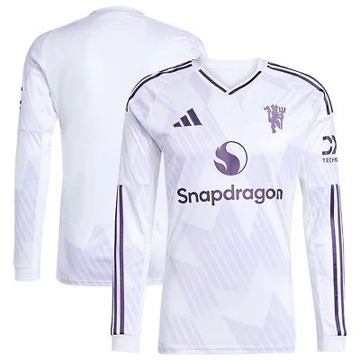 adidas Manchester United 2025 26 Away Replica Long Sleeve Jersey