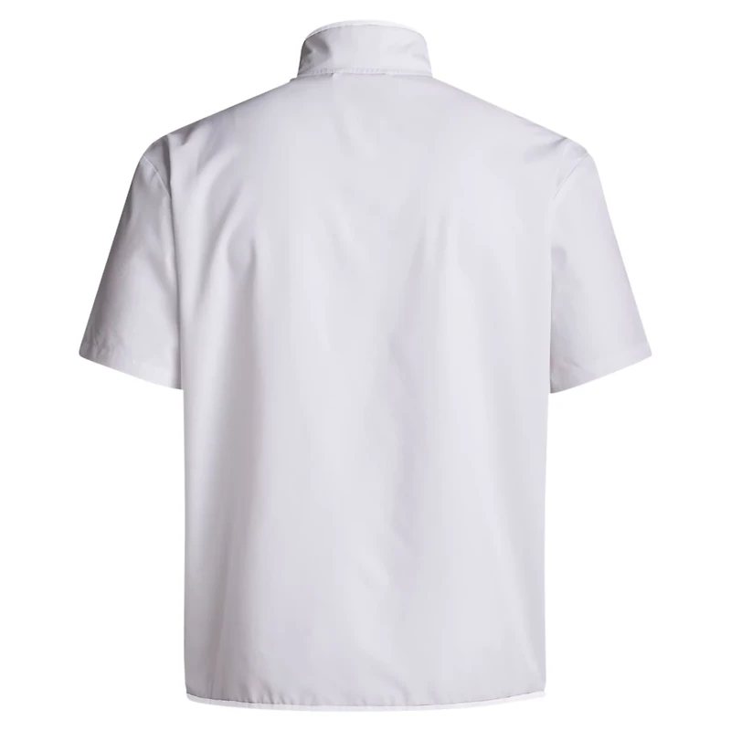 adidas Miami Hurricanes 2024 Coaches Sideline Half-Zip Short Sleeve Jacket