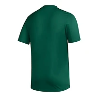 adidas Miami Hurricanes AEROREADY Pregame T-Shirt