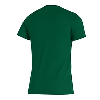 adidas Miami Hurricanes Along The Shadow Tri-Blend T-Shirt