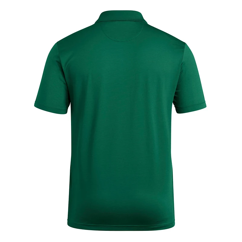 adidas Miami Hurricanes Ultimate 365 Ottoman Polo Shirt