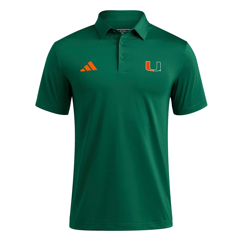 adidas Miami Hurricanes Ultimate 365 Polo