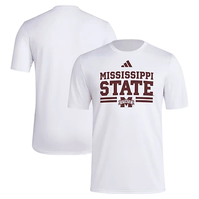 adidas Mississippi State Bulldogs Strategy Pre-Game T-Shirt