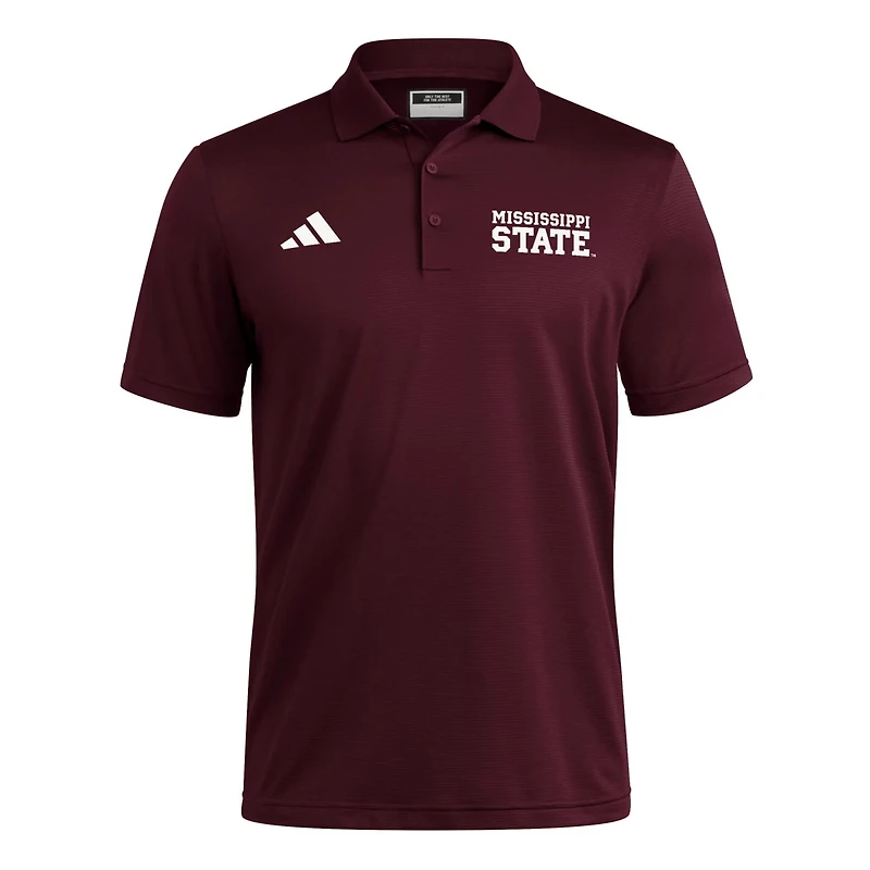 adidas Mississippi State Bulldogs Ultimate 365 Ottoman Polo Shirt
