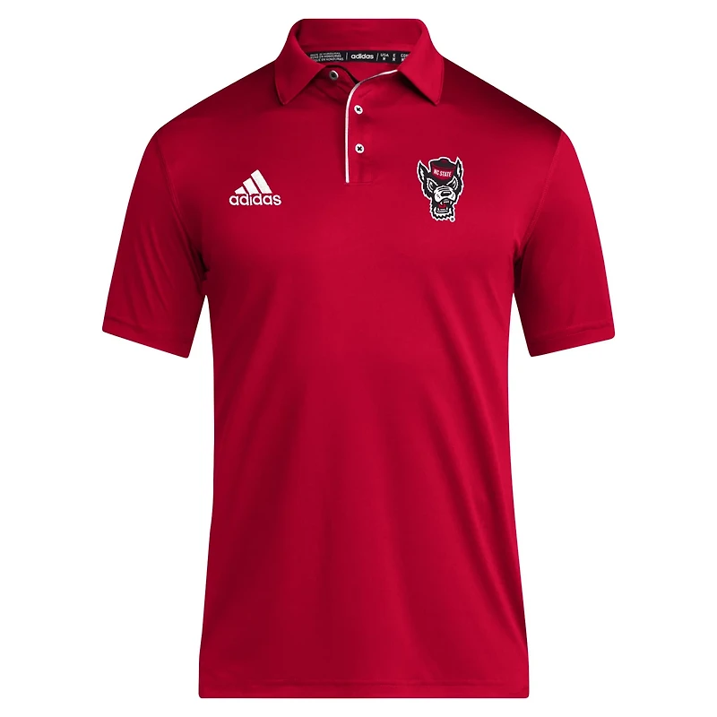 adidas NC State Wolfpack 2024 Coaches AEROREADY Polo