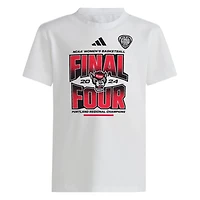 adidas NC State Wolfpack 2024 NCAA Women's Basketball Tournament March Madness Final Four Locker Room T-Shirt