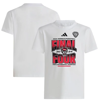 adidas NC State Wolfpack 2024 NCAA Women's Basketball Tournament March Madness Final Four Locker Room T-Shirt