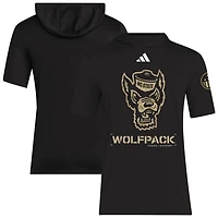 adidas NC State Wolfpack 2025 Military Appreciation AEROREADY Hooded T-Shirt