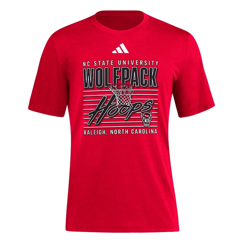 adidas NC State Wolfpack Locker Swish Tri-Blend T-Shirt
