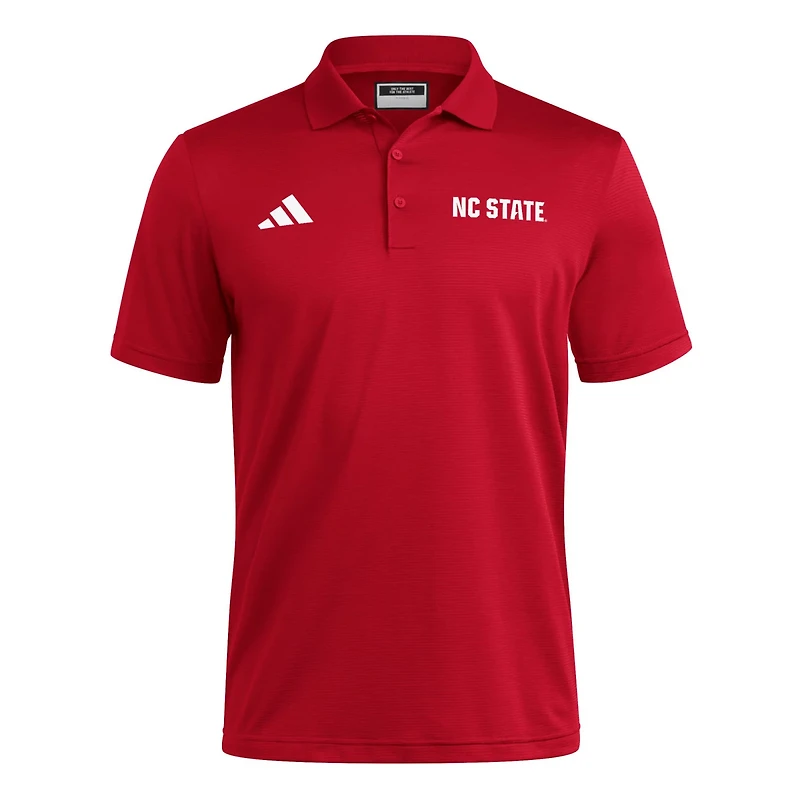 adidas NC State Wolfpack Ultimate 365 Ottoman Polo Shirt