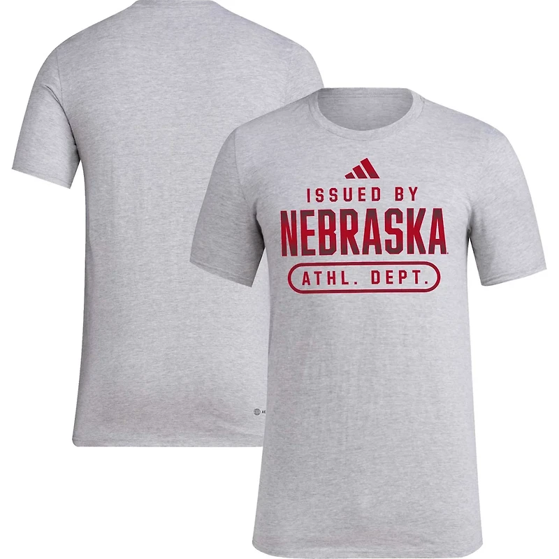 adidas Nebraska Huskers AEROREADY Pregame T-Shirt