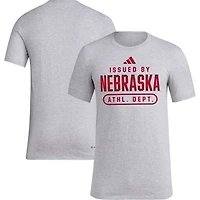 adidas Nebraska Huskers AEROREADY Pregame T-Shirt