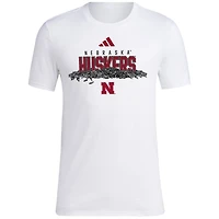 adidas Nebraska Huskers Baseball Sunflower Seeds T-Shirt