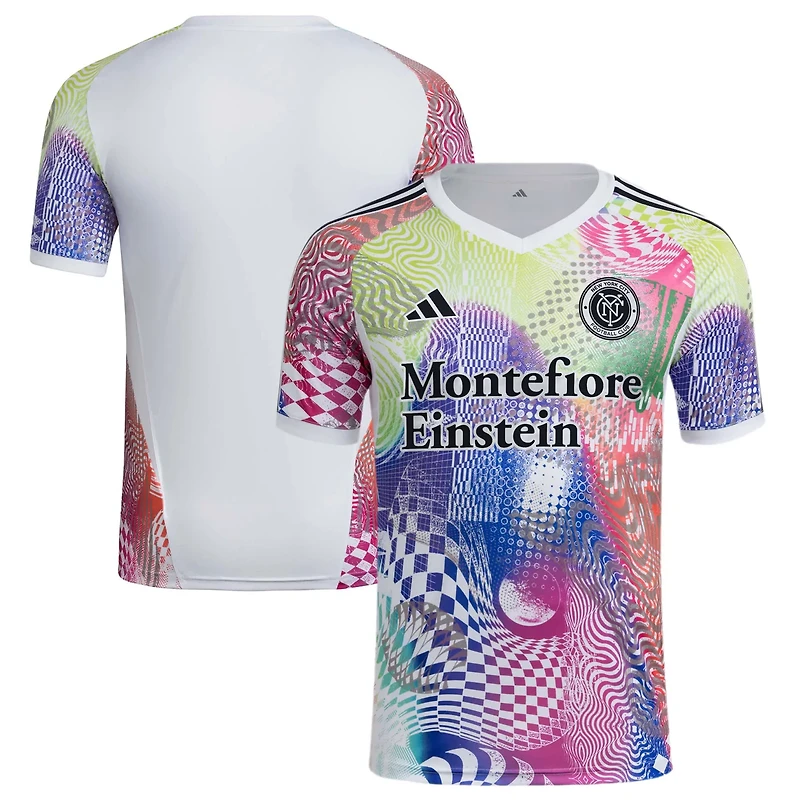 adidas New York City FC 2025 Pride Pre-Match Top