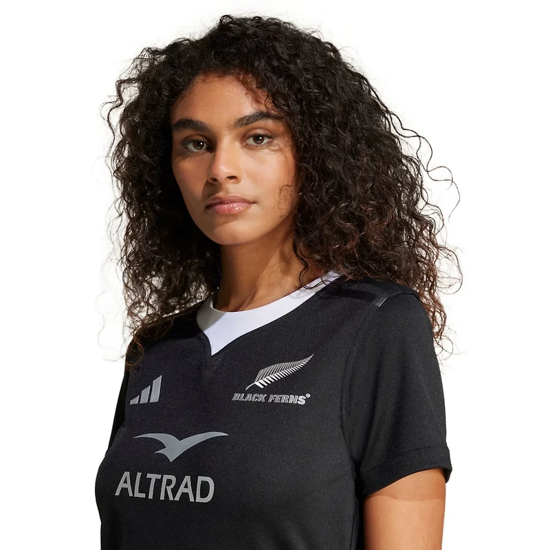adidas New Zealand Rugby 2024 25 Ferns Home Replica Jersey