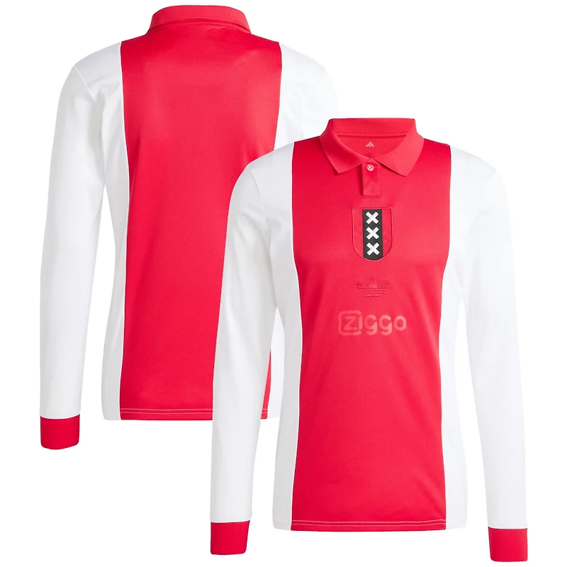 adidas Originals Ajax 125th Anniversary Replica Long Sleeve Jersey