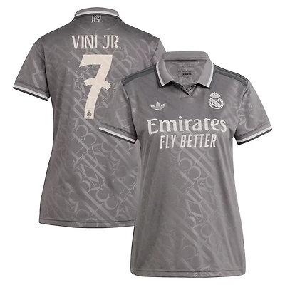 adidas Originals Vini Jr Real Madrid 2024 25 Third Replica Player Jersey