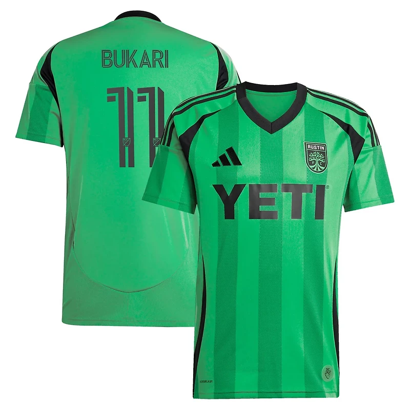 adidas Osman Bukari Austin FC 2025 The Heartbeat Kit Replica Player Jersey