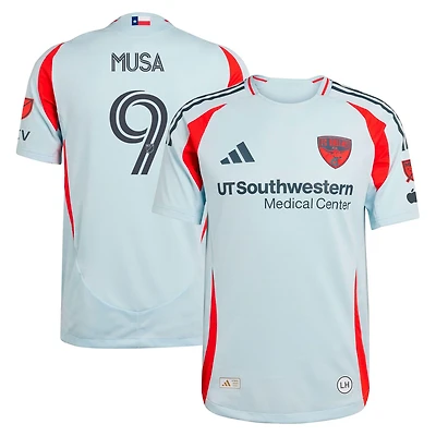 adidas Petar Musa Light FC Dallas 2025 The Inferno Kit Authentic Player Jersey