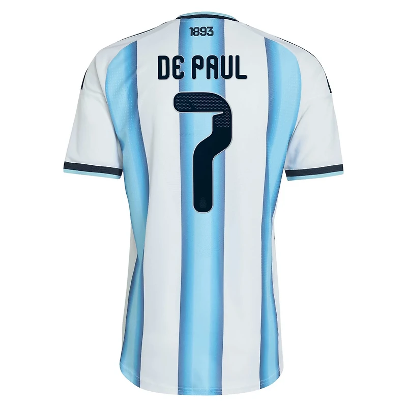 adidas Rodrigo De Paul Argentina National Team 2026 Home Authentic Jersey