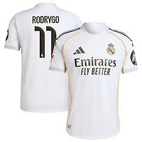 adidas Rodrygo Real Madrid 2025 26 Home Authentic Jersey