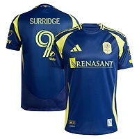 adidas Sam Surridge Nashville SC 2025 The Heart Of Kit Authentic Player Jersey