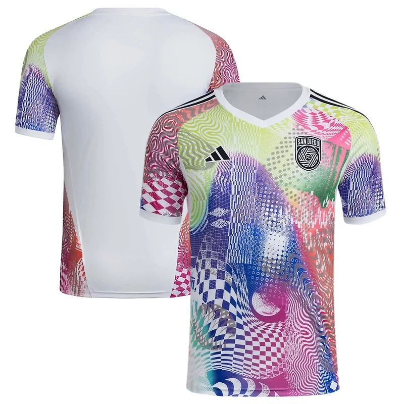 adidas San Diego FC 2025 Pride Pre-Match Top
