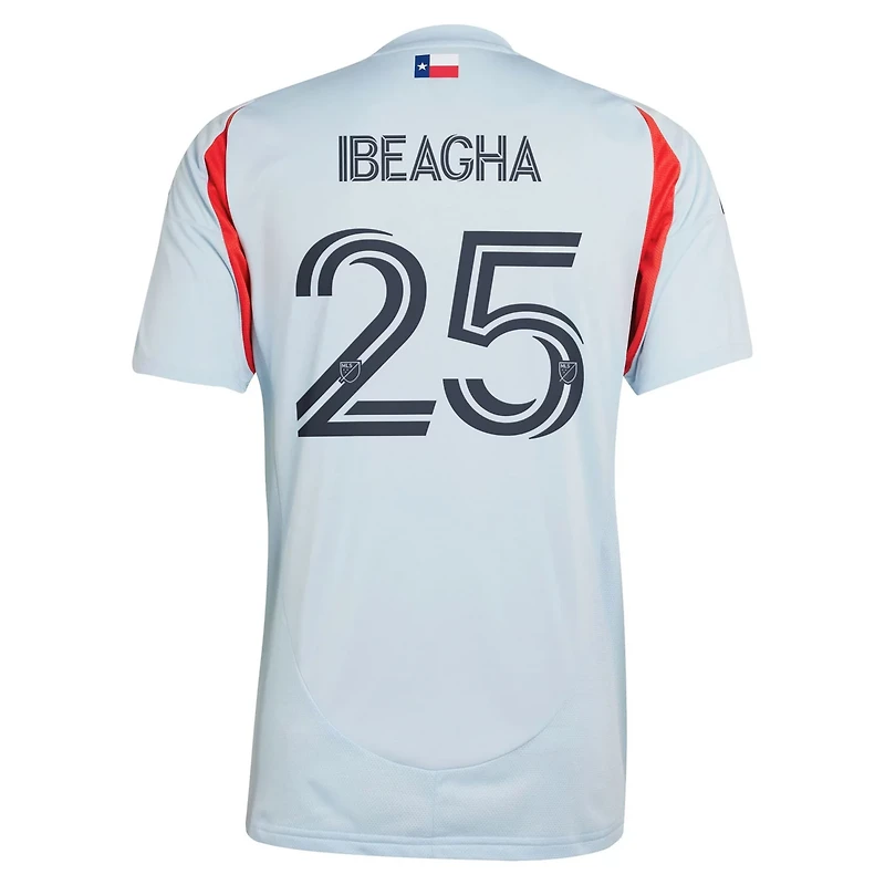adidas Sebastien Ibeagha Light FC Dallas 2025 The Inferno Kit Replica Player Jersey