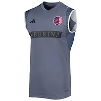 adidas St Louis City SC 2023 On-Field Sleeveless Training Jersey
