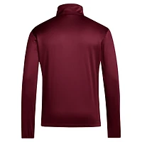 adidas Texas AM Aggies 2024 Coaches Sideline Quarter-Zip Top